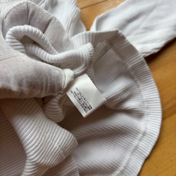 Burberry Girls' White Cotton Undershirt – Size 80cm - Picture 13 of 15